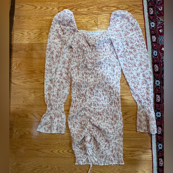 Princess Polly Azure Mini Dress Floral - Picture 3 of 5